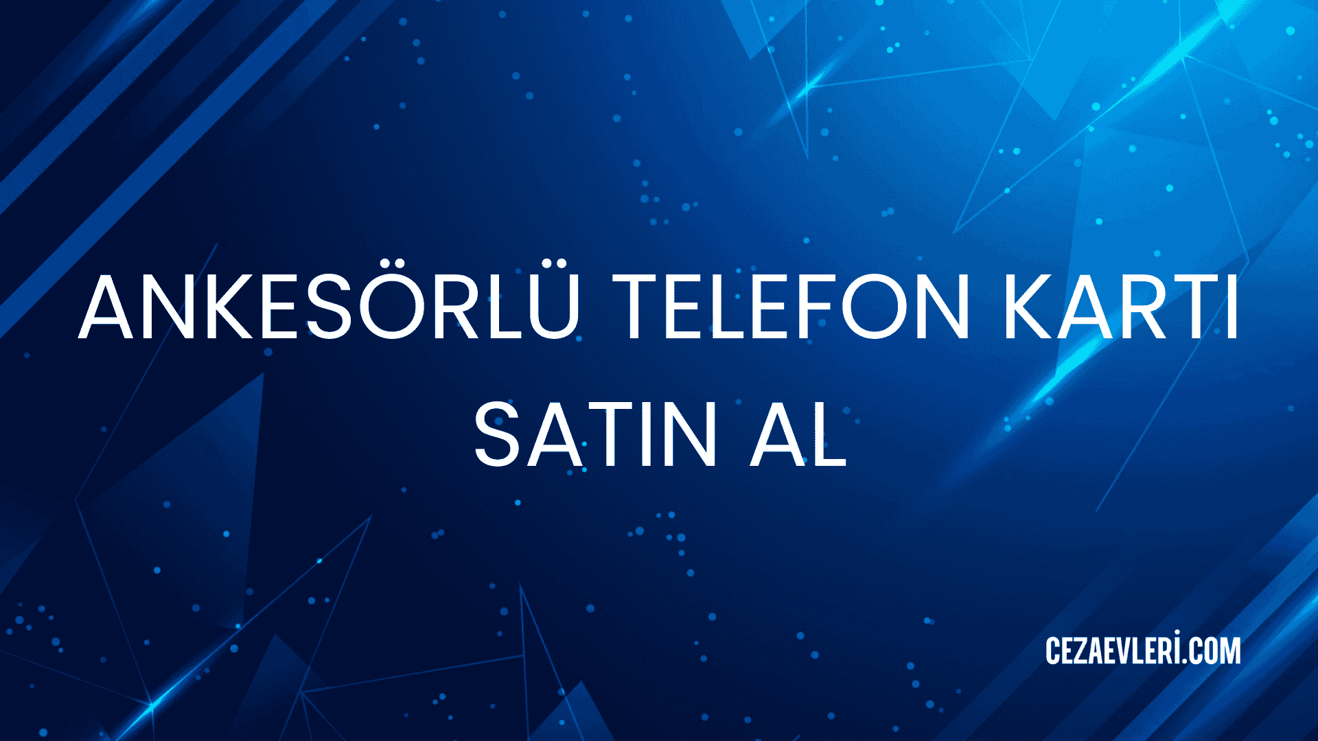 ANKESÖRLÜ TELEFON KARTI SATIN AL