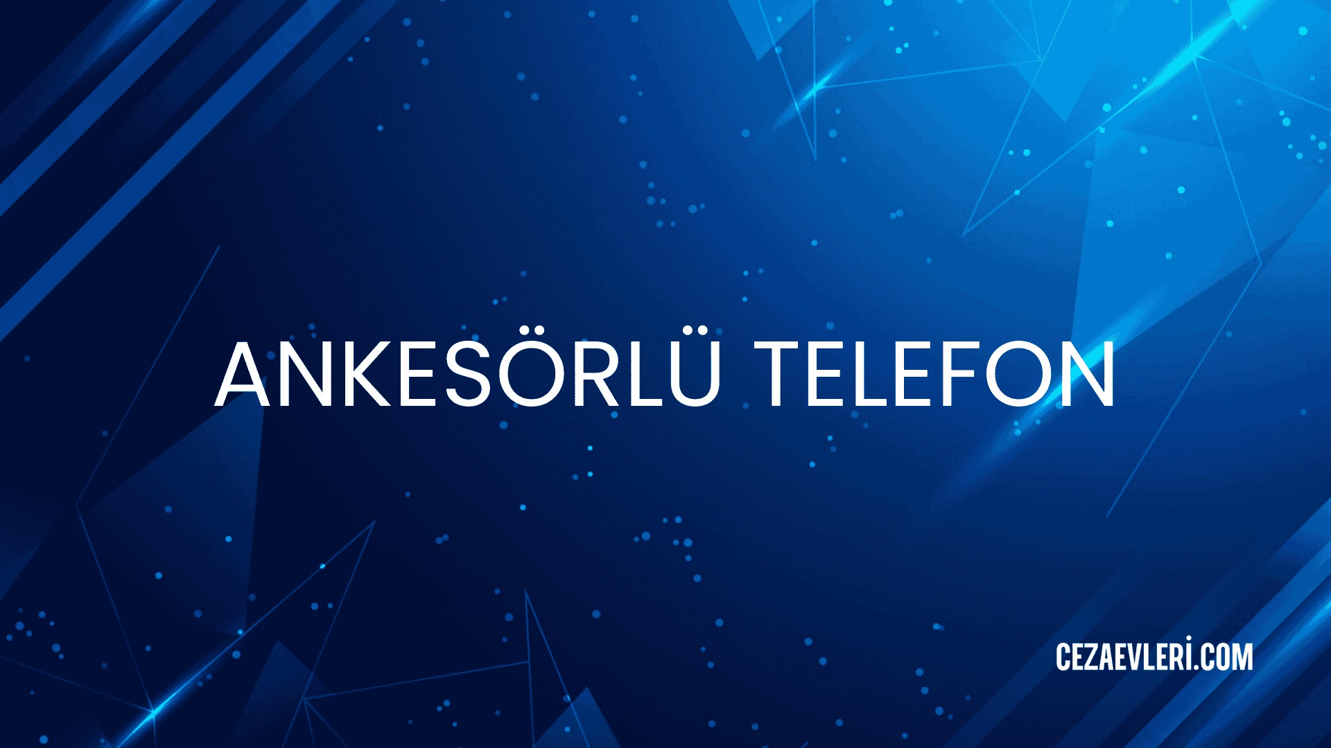 ANKESÖRLÜ TELEFON