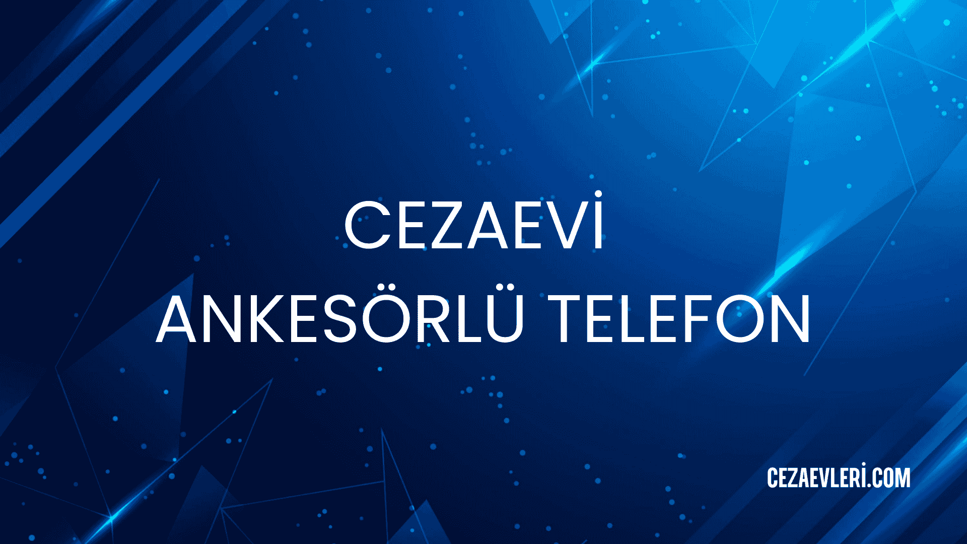 CEZAEVİ ANKESÖRLÜ TELEFON