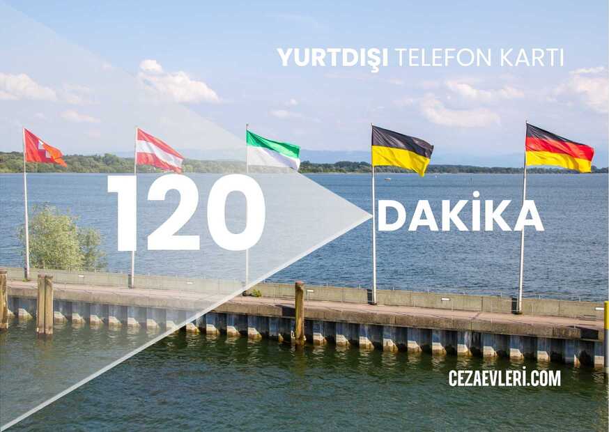 YURTDIŞI TELEFON KARTI 120 DAKİKA