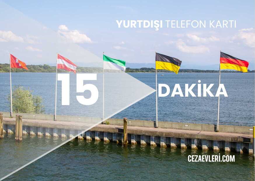 YURTDIŞI TELEFON KARTI 15 DAKİKA
