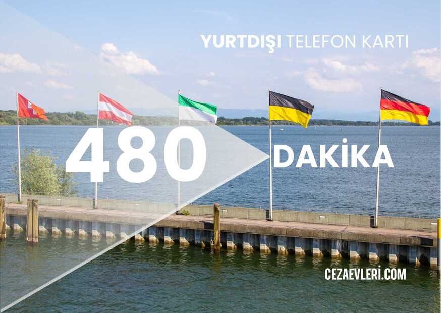 YURTDIŞI TELEFON KARTI 480 DAKİKA