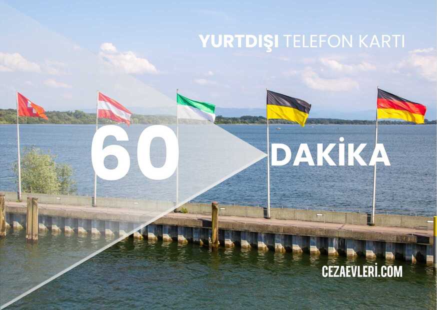 YURTDIŞI TELEFON KARTI 60 DAKİKA